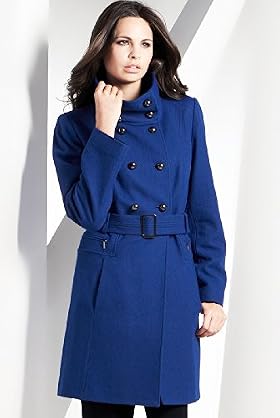 Perfect Wool Blend Double Breasted Belted Coat