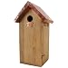 Esschert Design Chickadee Bird House - Antique Wash with Copper Roof