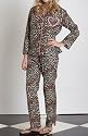 Betsey Johnson Intimates Flannel PJ Cheetah (739746C)