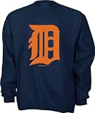 Detroit Tigers Navy Primary Logo Crewneck Sweatshirt