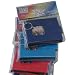 Kleer Vu Wallet Size Photo Album / Frame Key Chain Blue, Red Or Light Blue Holds 24 Wallet Size Pictures