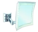 Produkt-Bild: Enzo Rodi 411210 LED-Wandspiegel Helena / 16 x 16 cm / chrom