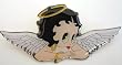 Cartoon Betty Boop Angel pin badge