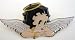 Cartoon Betty Boop Angel pin badge