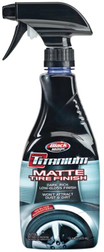 Black Magic Titanium Matte Tire Finish