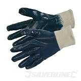 Review Silverline 427607 / NITRILE GLOVE FULL INTERLOCK