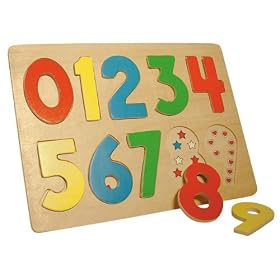 123 Wooden Inset Puzzle