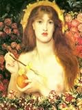12X16 inch Dante Gabriel Rossetti Portrait Canvas Art Repro Venus