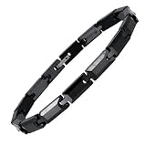 Black Tungsten Carbide Bracelet 8.5
