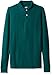 Lee Uniforms Men's Modern Fit Long-Sleeve Polo, Hunter, X-Large