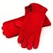 Lodge Red Leather Gloves