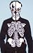 Living Dead Souls Womens Skeleton Mask Hooded Sweatshirt
