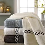 Turkishtowels Ricami Cable Embroidery Towel Hand Towel