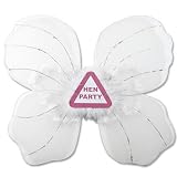 Hen party fluff & glitter wings