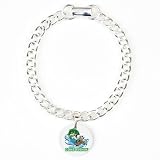 salt water fishing gear:Charm Bracelet Gone Fishin Fisherman