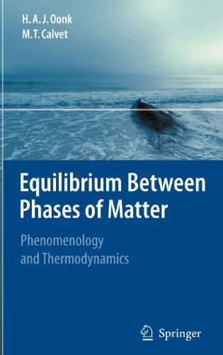 equilibrium between phases of matter phenomenology and thermodynamics