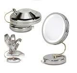 Debut Fold Away Lighted Makeup 5X Mirror in Chrome
