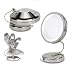 Debut Fold Away Lighted Makeup 5X Mirror in Chrome