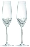 John Rocha at Waterford Lume Flute Pair