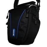 weltatec Qualit�ts-Set bestehend aus: Fototasche Kameratasche Tasche Umh�ngetasche kompatibel mit Nikon D90 D5000 D5200 inklusive exklusivem Mikrofasertuch 18 x 15cm