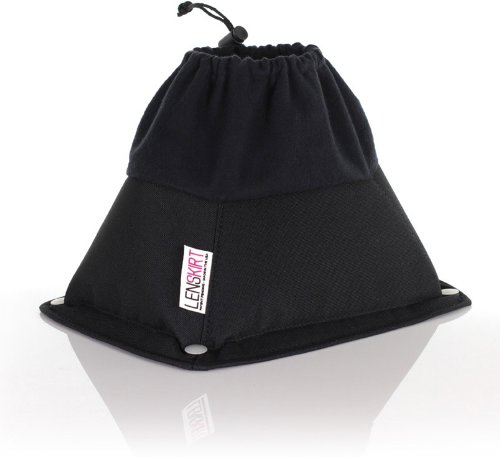 LENSKIRT - A Portable, Flexible Hood Which You Attach To The End of Your Camera Lens To Shoot Pictures / Video Through Glass Without Reflections