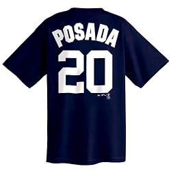 Jorge Posada New York Yankees Name and Number T-Shirt