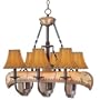 Dick Idol's Tribal Journeys Six Light Chandelier
