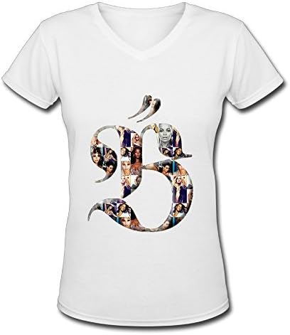 R&amp;b Beyonce Tour 2016 Fan Logo V Neck T Shirt For Women