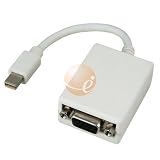 Mini Display Port to VGA Male / Female Adapter for Apple Macbook, Macbook Pro...