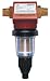 Flow filter for fine filtering post pump/control- pre washing machine