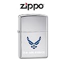 High Polish Chrome, US Air Force (ZI787) Category: Military Zippo Lighters