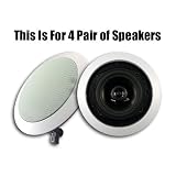 Buy (8) MA Audio MAT-541-8PKG 5.25 2-Way In-Wall Ceiling Home Speakers
