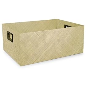 Pandan Newspaper Bin - Natural by Via Motif