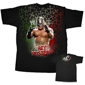 WWE Wrestling Rey Mysterio Mystical Cross Black Juvenile Toddler T-Shirt Tee