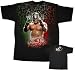 WWE Wrestling Rey Mysterio Mystical Cross Black Adult T-Shirt Tee
