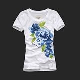 Abercrombie & Fitch アバクロレディース　Tシャツ039花柄【サイズS】
