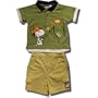 Snoopy and Woodstock "Fishing Pals" 2 piece short set for babies