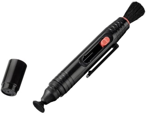 DURAGADGET Premium Quality, Anti-Static Lens Cleaning Pen with Microfibre Tip and Fluffy Brush for the NEW Sigma 24mm F1.4 DG HSM Art Lens