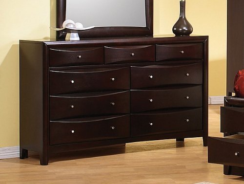 Coaster Phoenix Bedroom Collection Solid Hardwood Storage Dresser On Sale