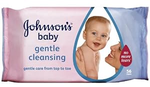Johnson's Baby Skincare Wipes, Gentle Cleansing, From Top to Toe, 56 Count (Pack of 3)