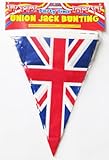 Union Jack Triangular Bunting 25 Pendant Flags @ 7m long