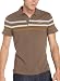 Vintage Red Young Men's VR Chest Stripe Topset Pique Short Sleeve Polo