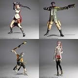 Final Fantasy XIII Trading Arts Volume 1 Set of 4 Action Figures Serah, Lightning, Hope Sazh