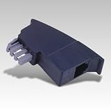 Telefon TAE Adapter Stecker F > RJ11 (6P4C) Kupplung