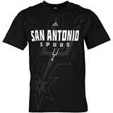 adidas San Antonio Spurs Primetime T-Shirt - Black (Large)