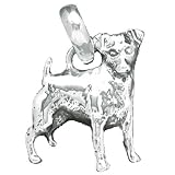 Jack Russell Terrier .925 Sterling Silver Pet Lovers Charm