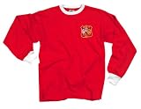 Score Draw Official Retro Manchester United 1963 FA Cup Final Shirt - X-Large