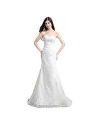 Chiffon Mermaid Lace-Up 2015 Sweetheart Evening Dress/Wedding Party Dress  with a Brush/Sweep Train 