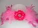 Hot Pink & Pink Feather Tea Party Hat