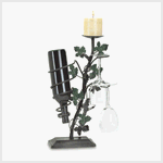 Grapevine Candle and Wine Holder